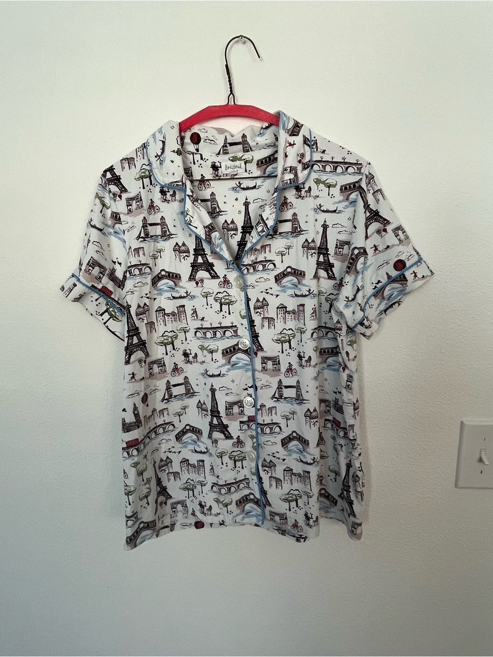 BedHead Paris France Pajama top